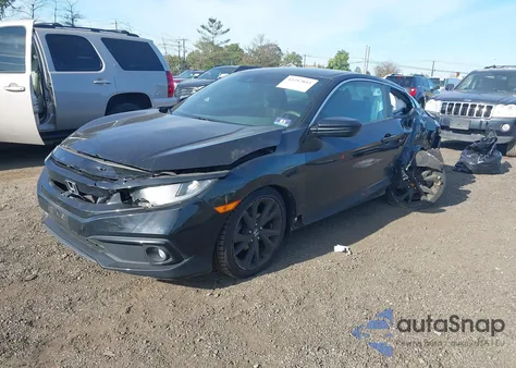 2019 Honda Civic Sport from USA, damaged, VIN 2HGFC4B8XKH302536